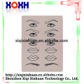 Professional Rubber eyebrow practice skin, tattoo artificial skin for tattoo beginner